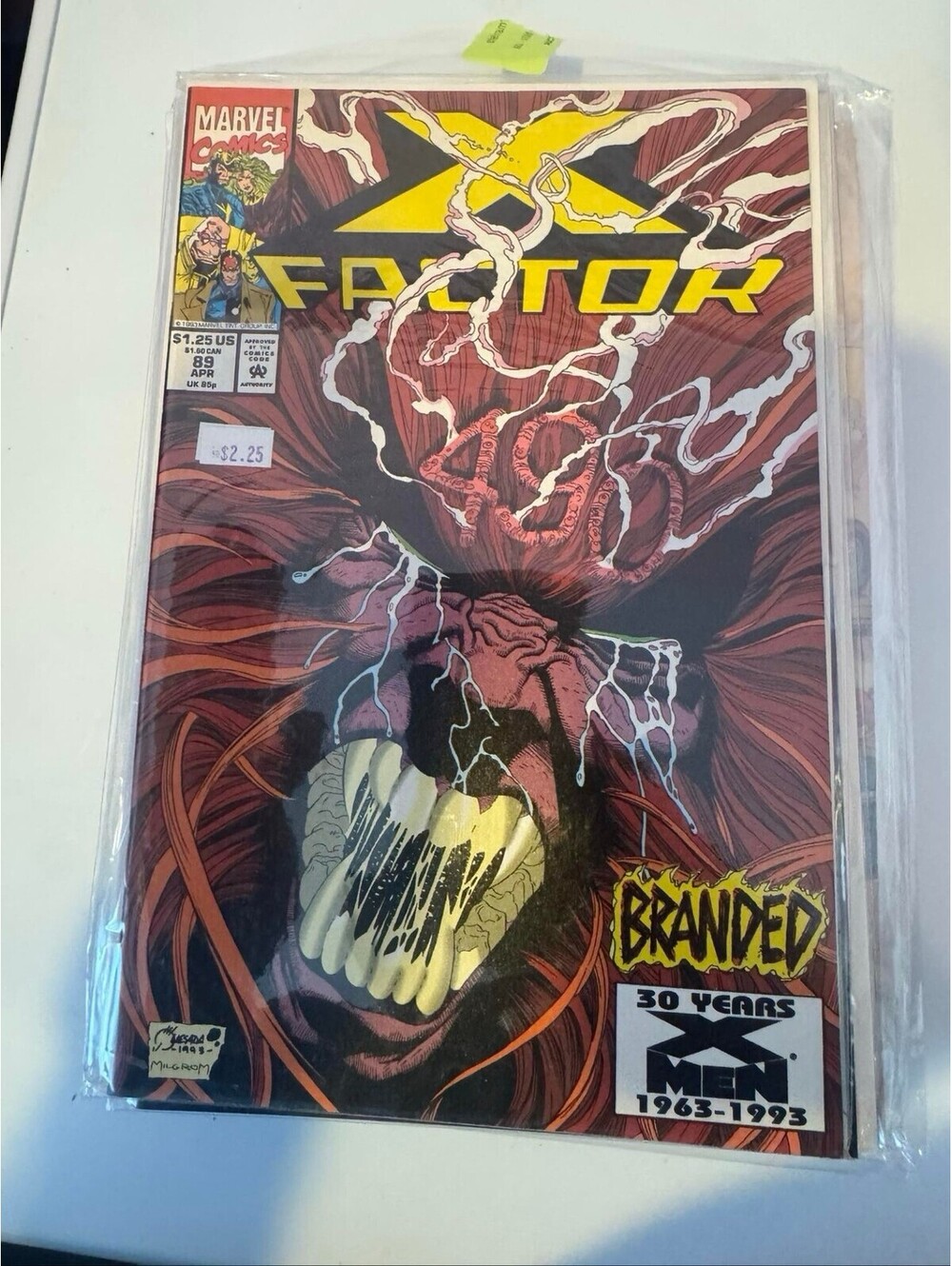 X-Factor #89 Marvel Comics April 1993 Joe Quesada Peter David Havok Polaris